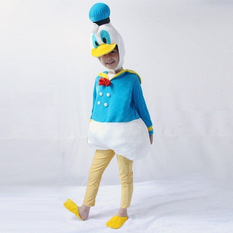 【1 つ購入すると 1 つ無料】ディズニー風 ドナルドダック風 ドナルド風 コスプレ ベビー ハロウィン衣装子供女の子コスプレ 仮装 舞台演出服