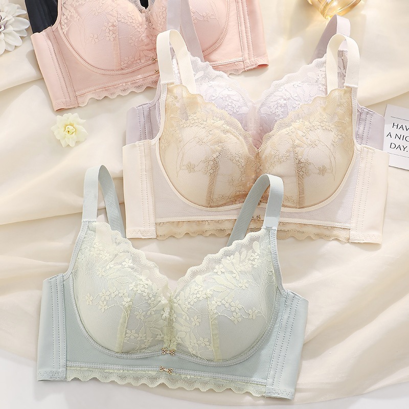 10個セット 2025春夏ノンスチールリング小胸寄せブラジャー副乳下着