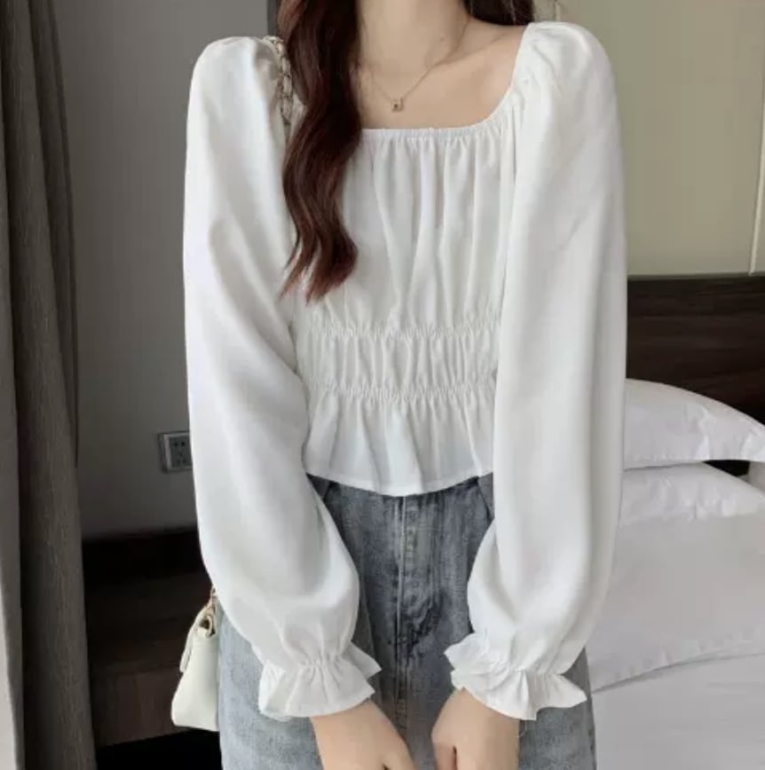 トップス デート シャツ ブラウス カットソー 袖あり 長袖 かわいい 大人可愛い きれいめ シンプル カジュアル 大人 上品 おしゃれ お洒落 主役級 存在感 春 秋 冬 オールシーズン 10代 6,273円