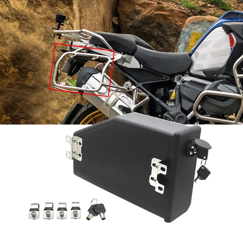 BMW R1200GS・R1250GS LC ADV モーターサイドボックス 左側 防水ツールボックス 2014-モデル対応 輸入品