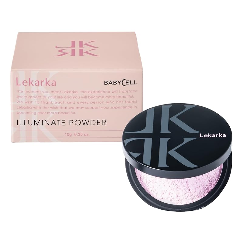 【ブランド公式】イルミネイトパウダー Lekarka レカルカ パール パープル フェイスパウダー ルースパウダー ルミナスパープル Lekarka 公式 ILLUMINATE POWDER 10g