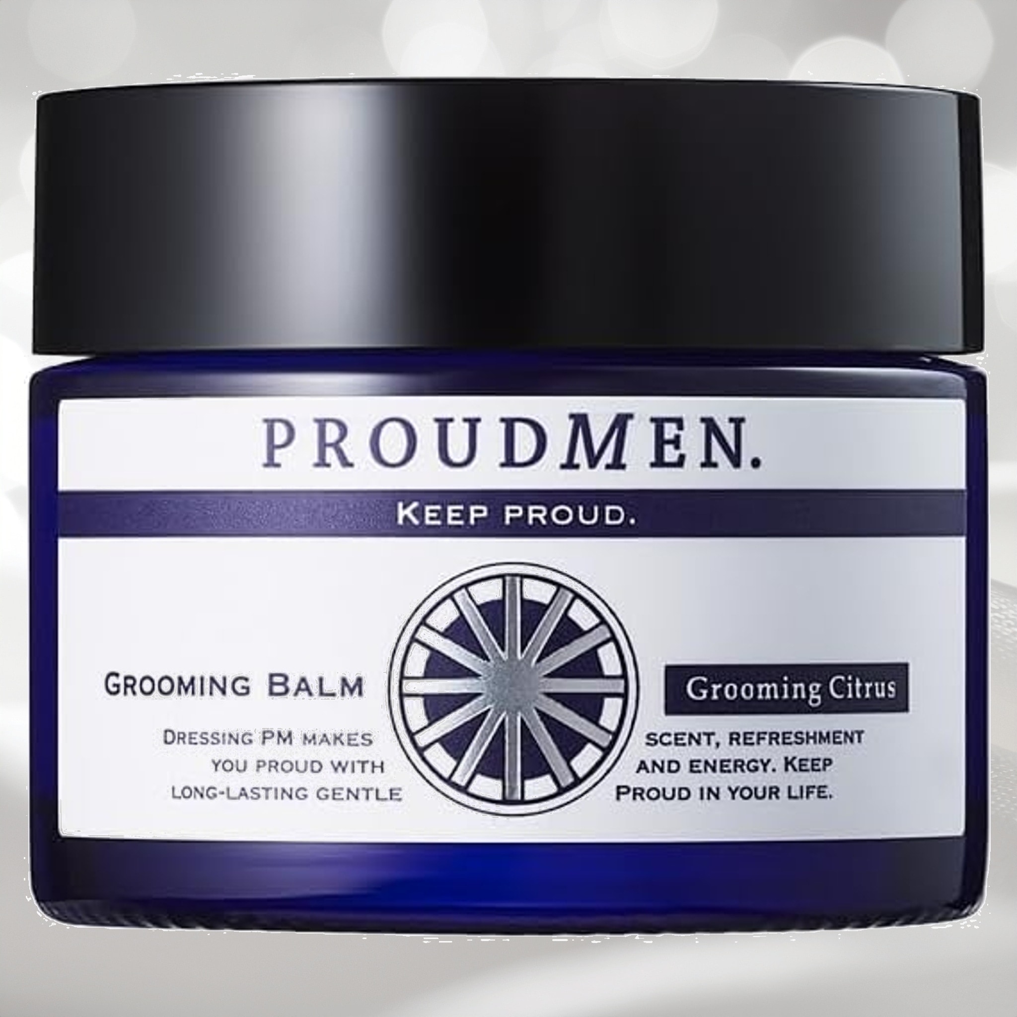 プラウドメン 練り香水 メンズ グルーミングバーム 40g (グルーミング・シトラスの香り) 香水・フレグランスクリーム