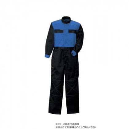 クレヒフク ツートンツナギ ブルー M 550