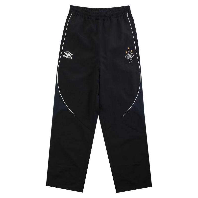 共用 HBL ネオ ブリット カラーブロック ワイド ジョガー 2WAY セットアップ パンツ UR123CPT22 BLK