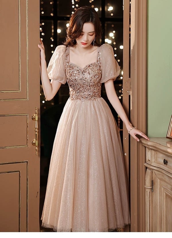 ワンピースドレスドレス大きいサイズ ミモレ丈 大人 袖あり ピアノ発表会 フェミニン 演奏会 20代 ドレス お呼ばれ 結婚式 パーティードレス 可愛い 30代