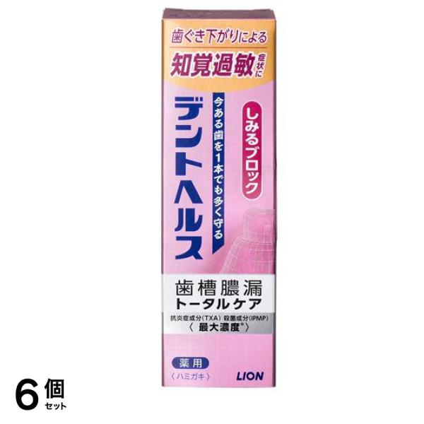 薬用ハミガキしみるブロック 85g 6個セット