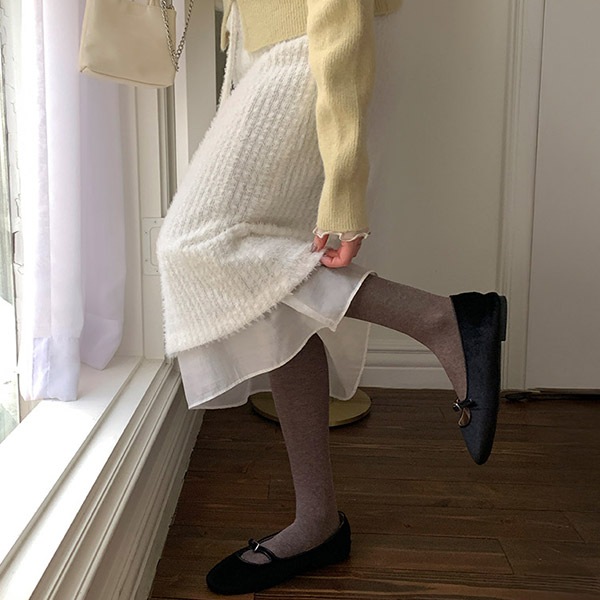 Iラインロングスカート sk7074