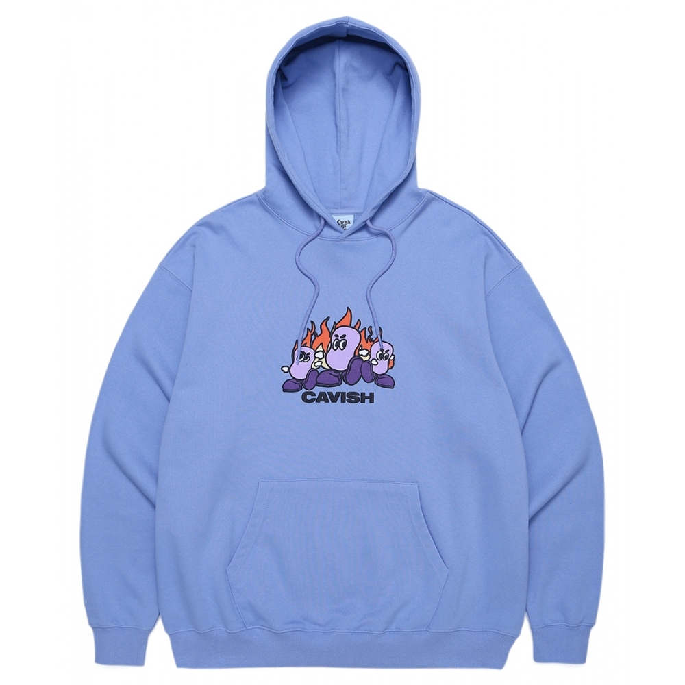 CAVISH [アウトレットムジンジャン] PUNCH BEANS HOODIE BLUE(CV2CFUM413A)