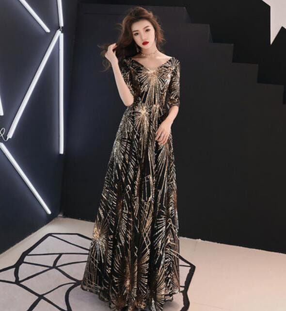 「大人気 春新作 Aラインドレス」ロングドレス 演奏会ドレス パーティードレス ウェディングドレス