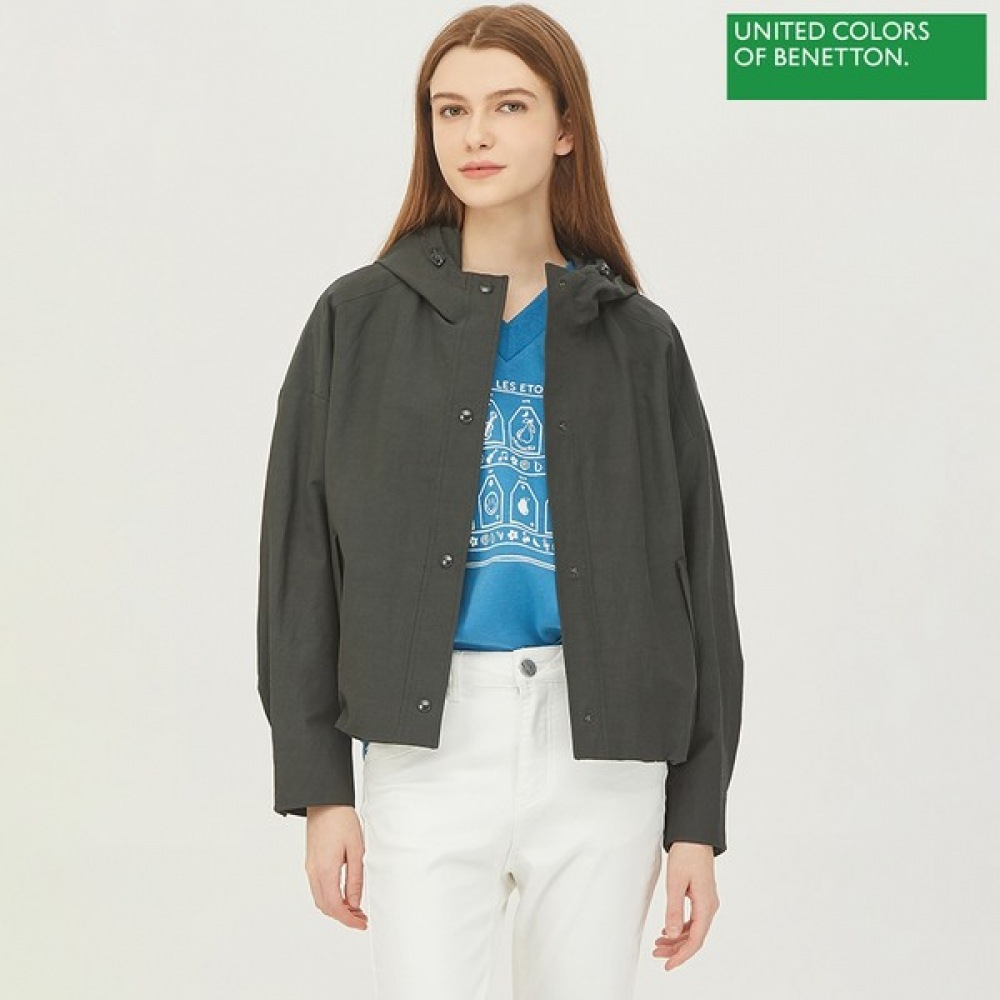 (ベネトン) ベネトンメテオフード付きジャンパー BAJPA8411_DG