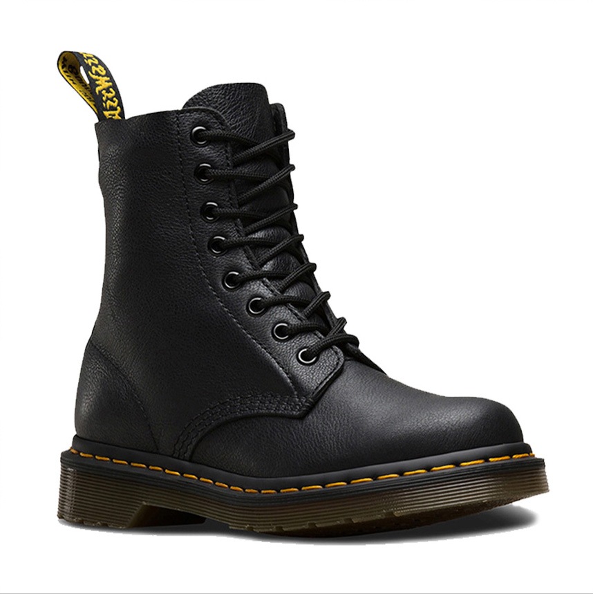 PASCAL VIRGINIA 8HOLE BOOTS BLACK メンズ ウィメンズ 柔らかレザー