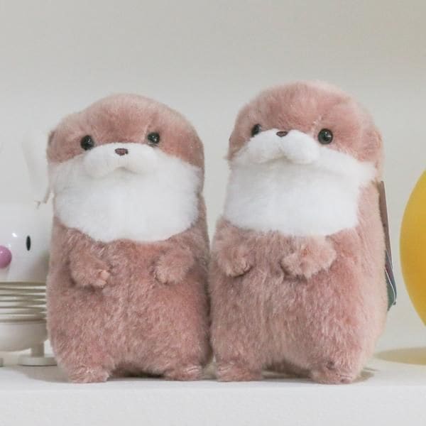 アミューズ カワウソ バッグ ぬいぐるみ キーリング かわいい 愛着 縫製 動物