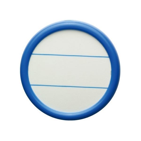 （まとめ） 丸型名札 大 両用 青 NF-685-B 1パック（10個） [x5セット]