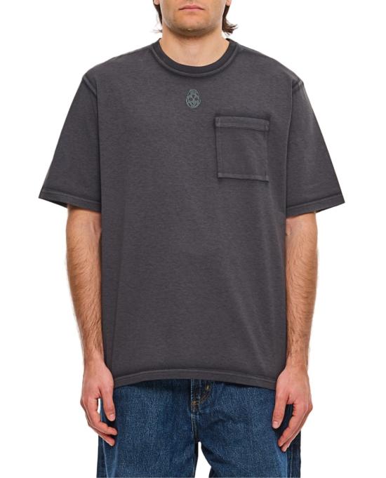 ALEXANDER MCQUEEN Men T-Shirts 815068QTAC6548 Grey
