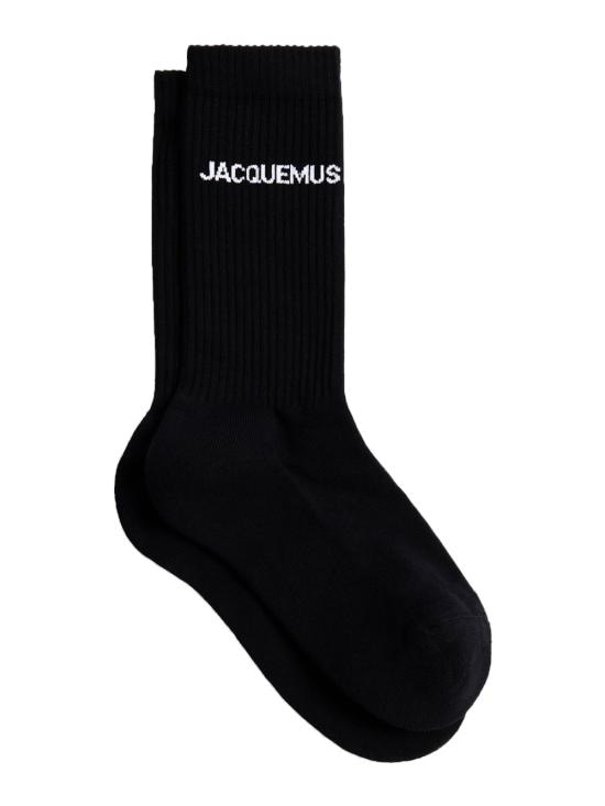JACQUEMUS Men Ankle Socks ACU00003AY00001 990 BLACK