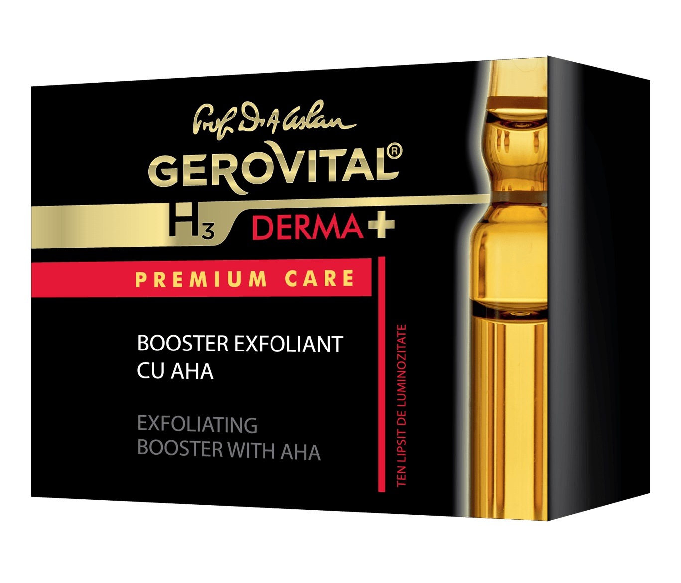 AHAピーリング美容液アンプル　Exfoliating booster with AHA