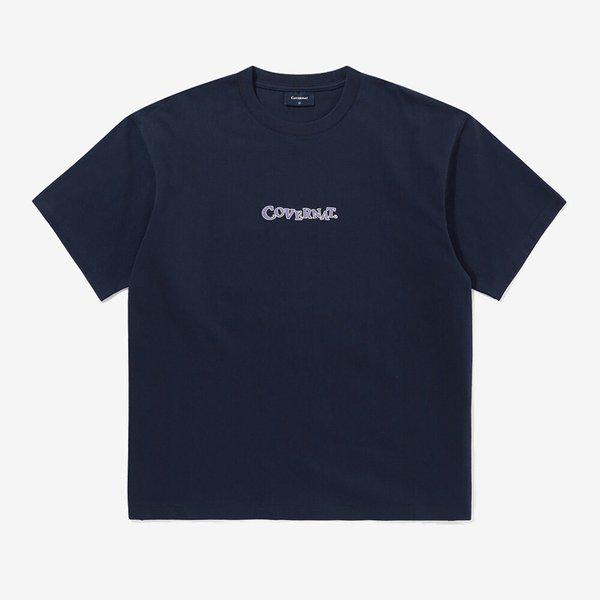 アクアフレームグラフィックTシャツ ダークネイビー CO2602ST26DN