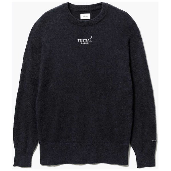 TENTIAL BAKUNEソフトニットロングスリーブクルーネックネイビー(S-M) 25FSBA046U00080058N