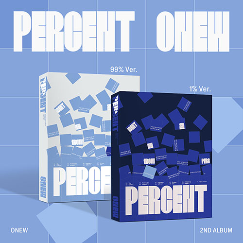 【セット/アルバム2種】 ONEW ( of SHINee ) - PERCENT (Photobook Ver.)