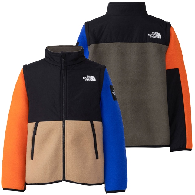 グランドデナリ2ウェイジャケット キッズ NAJ72337 フリースジャケット ベスト 2WAY ジュニア 子供