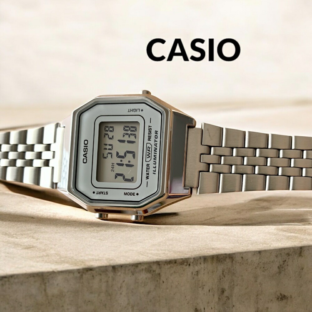海外モデル カシオ CASIO 腕時計 メンズ レディース キッズ ユニセックス チプカシ デジタル クオーツ 防水 シンプル シルバー メタルバンド 中学生 高校生 プレゼント ギフト 時計 誕生日