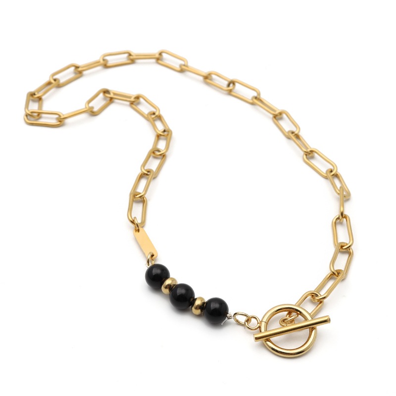 パールネックレス [n445-gold]