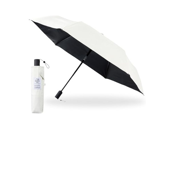 3秒でたためる傘 urawaza(ウラワザ) 日傘 自動開閉 遮熱 遮光100 UVカット 晴雨兼用 畳みやすい 折りたたみ
