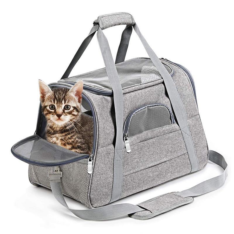 【超お得1つ買うと10個もらえる】新品登場 ペットバック 犬用 猫用 手持ち 手提げ 肩掛け ショルダー トート 2WAY メッシュ 通気性 小型犬 ペットバッグ キャットキャリー ドッグキャリー ペ