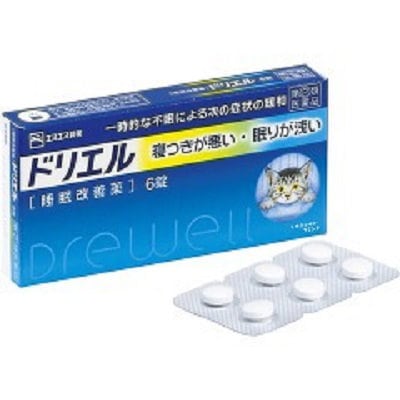 【指定第2類医薬品】 ドリエル 6錠 / 不眠症状 睡眠...のサムネイル
