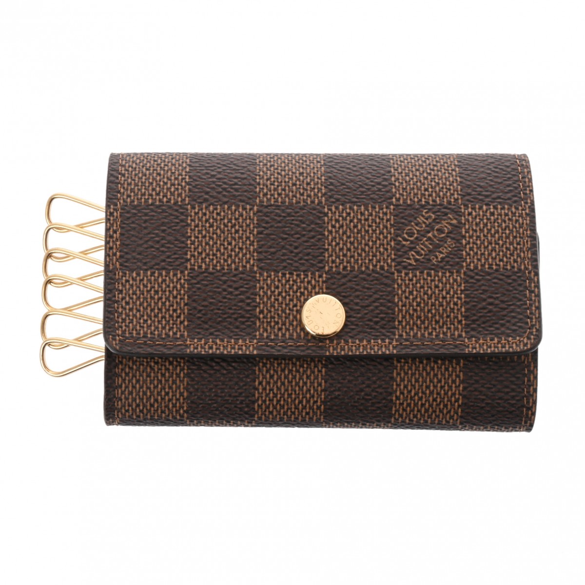 ダミエ 6連キーケース 新型 ブラウン N62630 ユニセックス ダミエキャンバス キーケース Aランク 中古 銀蔵 25,410円