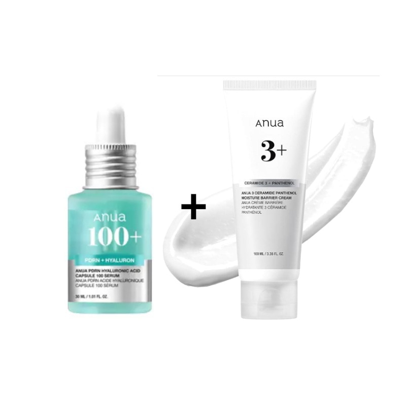 水光保湿の満ちるセット(PDRNセラム+3セラミドパンテノールクリーム)