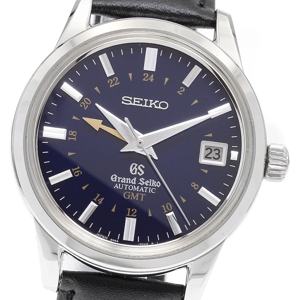 セイコー SEIKO SBGM031/9S66-00D0 グランドセイコー メカニカルGMT 10周年記念 自動巻き メンズ 箱付き_901062【中古】
