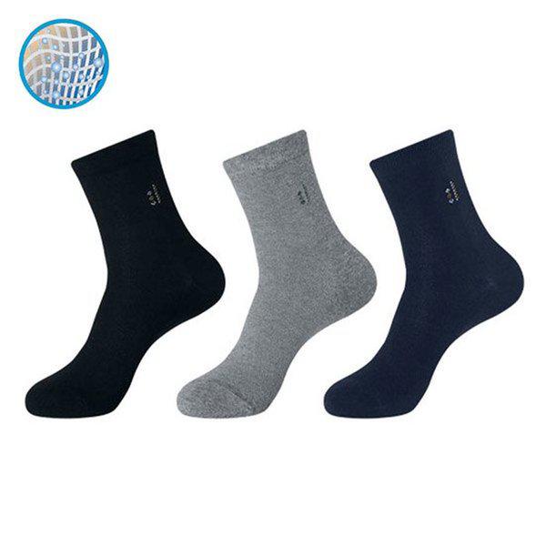 足首パターン男性用メッシュミドル丈ソックス10足セット SMS6238