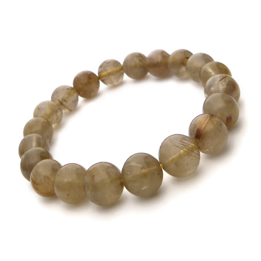 ゴールドルチルクォーツ ルチルクォーツ ブレスレット 11mm パワーストーン ブレスレット メンズ レディース 天然石 数珠 ルチル ゴールドルチル 金運 アクセサリー メンズブレスレット レディー