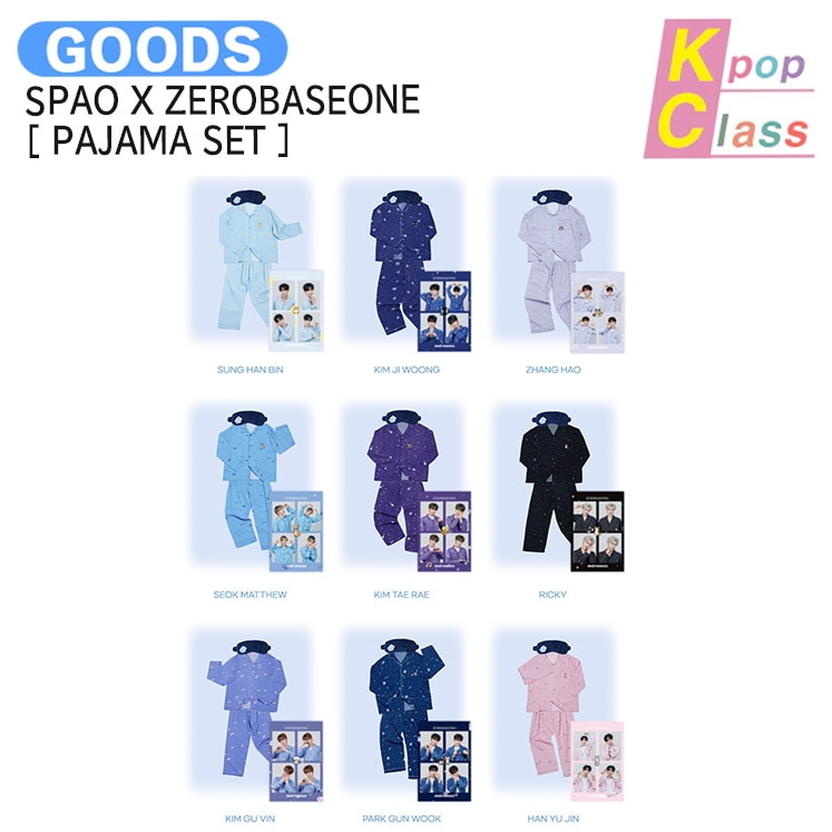 SALEでお得!! [フォトカード付] SPAO X ZEROBASEONE [ PAJAMA SET ] / 公式グッズ / 予約商品