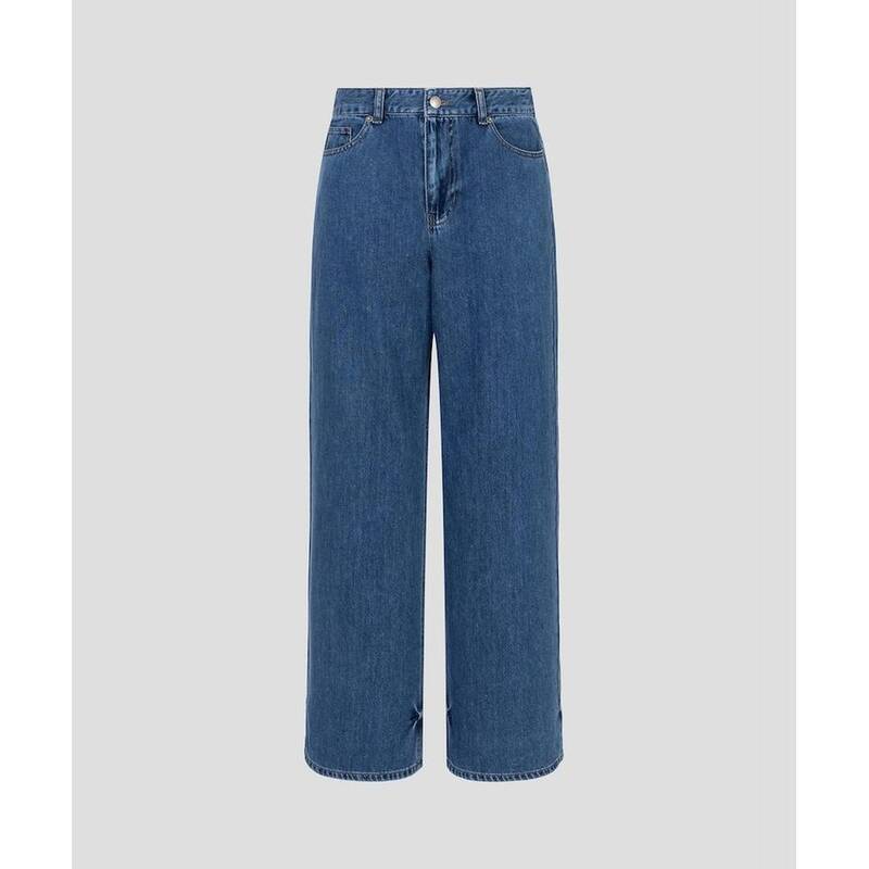 BEANPOLE LADIES セミワイド 軽量デニム ブルー (BF6421C86P) BF6421C86P 377269