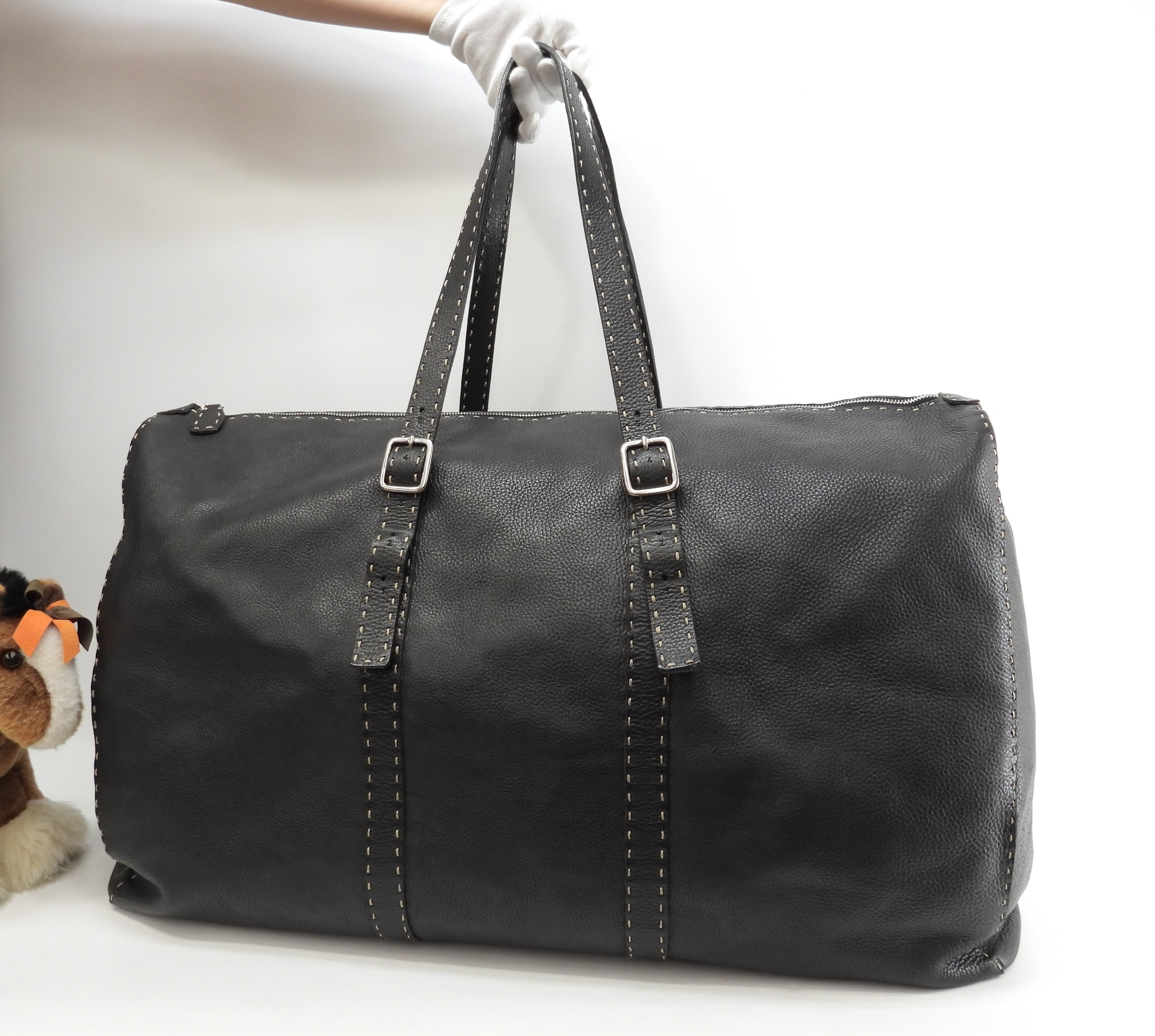 ショルダーバッグ セレリア 黒 ボストンバッグ ワンナイトバッグ@ 11