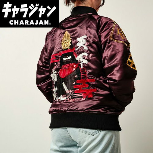 丸眞(マルシン) スカジャン(3L) オリジナル 一般織田信長/スカジャン　男女兼用 キャラクター キャラジャン CHARAJAN 　405026100