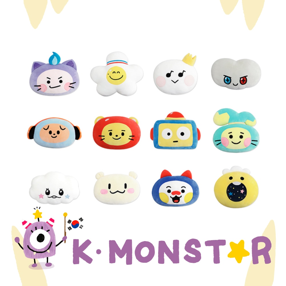 【新品未開封・タグ付き】treasure ジフンTRUZ ロミー クッション Qoo10] ライン・フレンズ TREASURE TRUZ 顔クッション