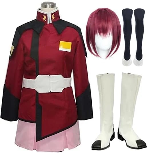 大人気戦士 ルナマリアホーク コスプレ 軍服 コスプレ 衣装 仮装 変装 ワンビース コスチューム クリスマス イベント文化祭 ウィッグ靴追加可能