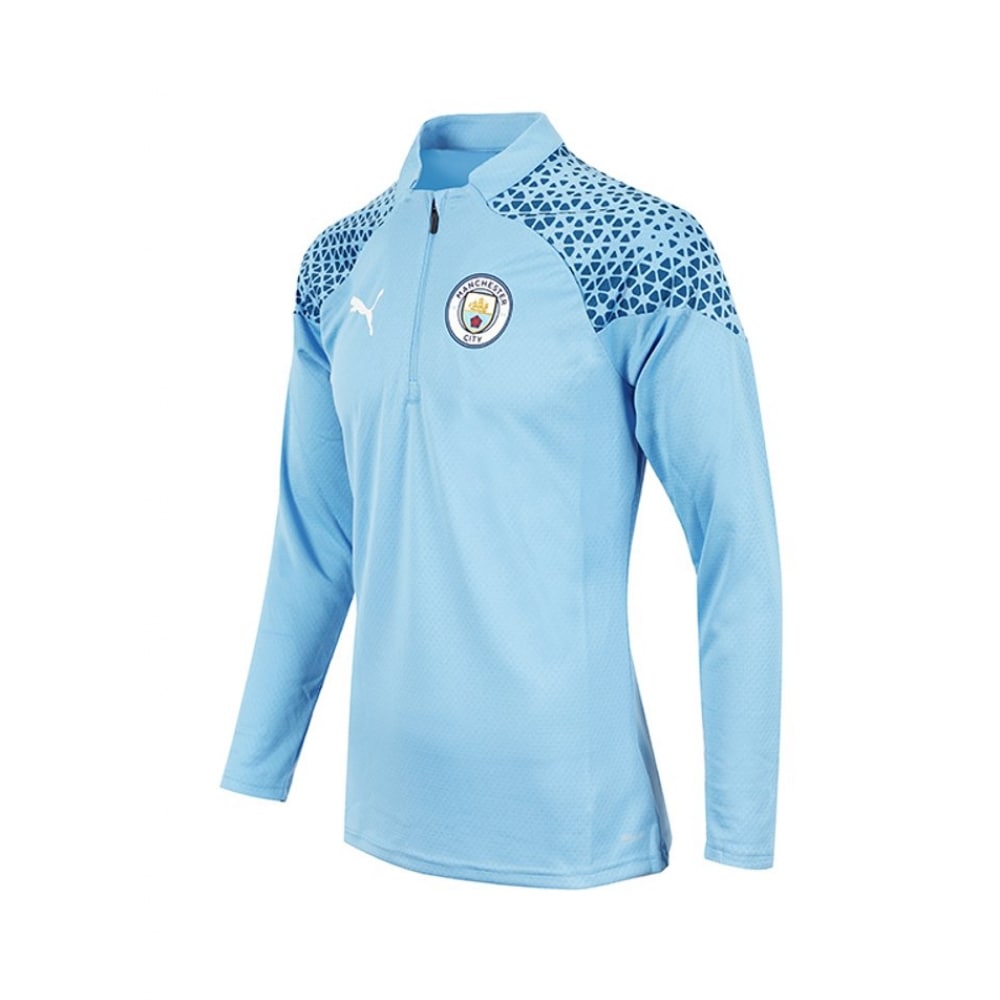 Puma ロングスリーブ T シャツマンチェスターシティトレーニング 1/4 ジップトップマンシティ