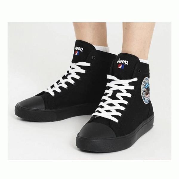 JEEP ジープ 男女共用 キャンバスシューズ スニーカー(ロー_ハイトップ 2種 択1)_A GL0GHF001_GL0GHU201