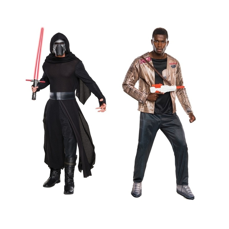 コスプレ 仮装 [2種類セット] デラックスカイロレン＆フィン 大人用 STD 大人用 【 ハロウィン 公式 コスチューム 正規ライセンス品 パーティーグッズ メンズ Star Wars 衣装 男性用