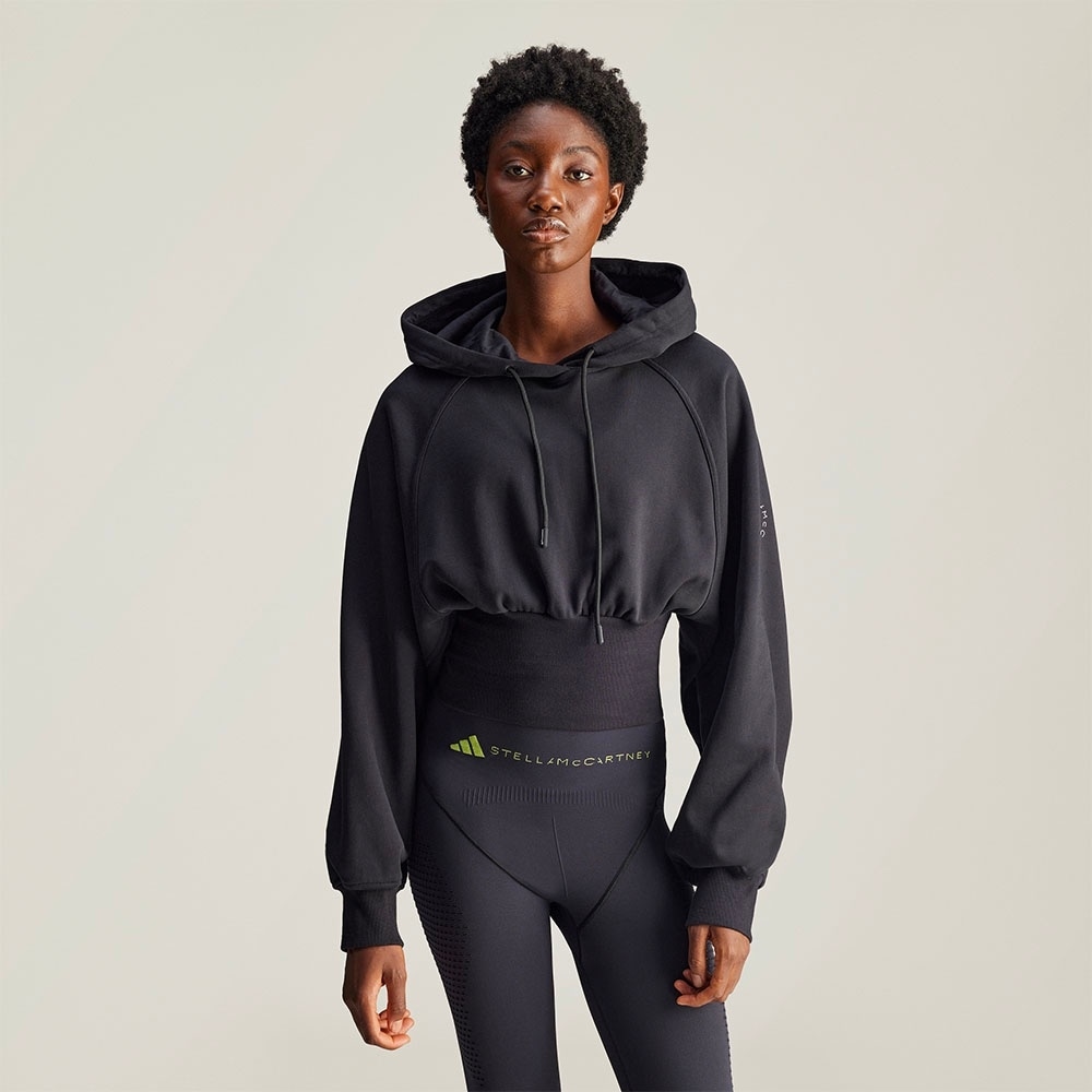 アディダスステラクロップドパーカー-ブラック/JG1543