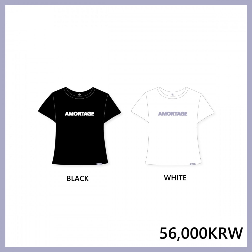 2025 JISOO [AMORTAGE] POP-UP STORE in TOKYO MD : T-SHIRT