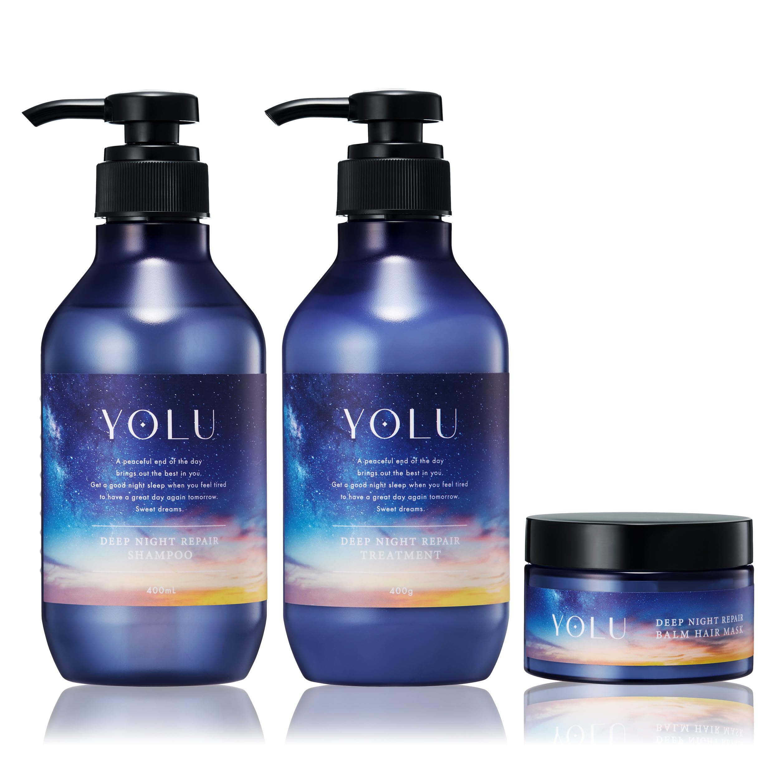 YOLU ヨル シャンプー トリートメント ヘアマスク 3点 セット ディープナイトリペア