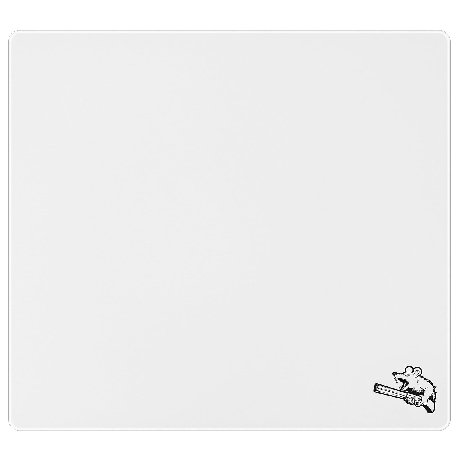 SIROOLAC グラスゲーミングマウスパッド 320mm×360mm FPSゲーム 特殊強化ガラス 耐久性に優れ 厚さ3mm 正確かつ迅速に対戦相手を狙い撃つことができます(320mm×360mm,