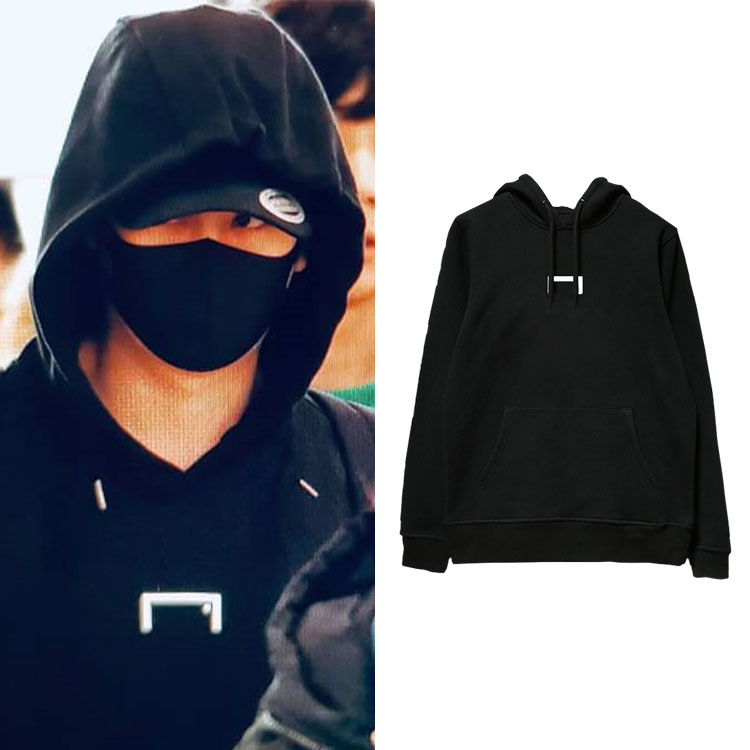 Superjunior キム ヒチョル スウェットシャツ パーカー プラス フリース 男女兼用 春秋冬