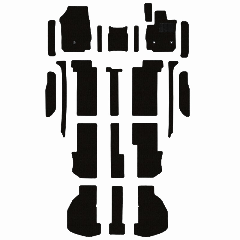 トヨタ アルファード ヴェルファイア 30系 フロアマット [16色から選択]