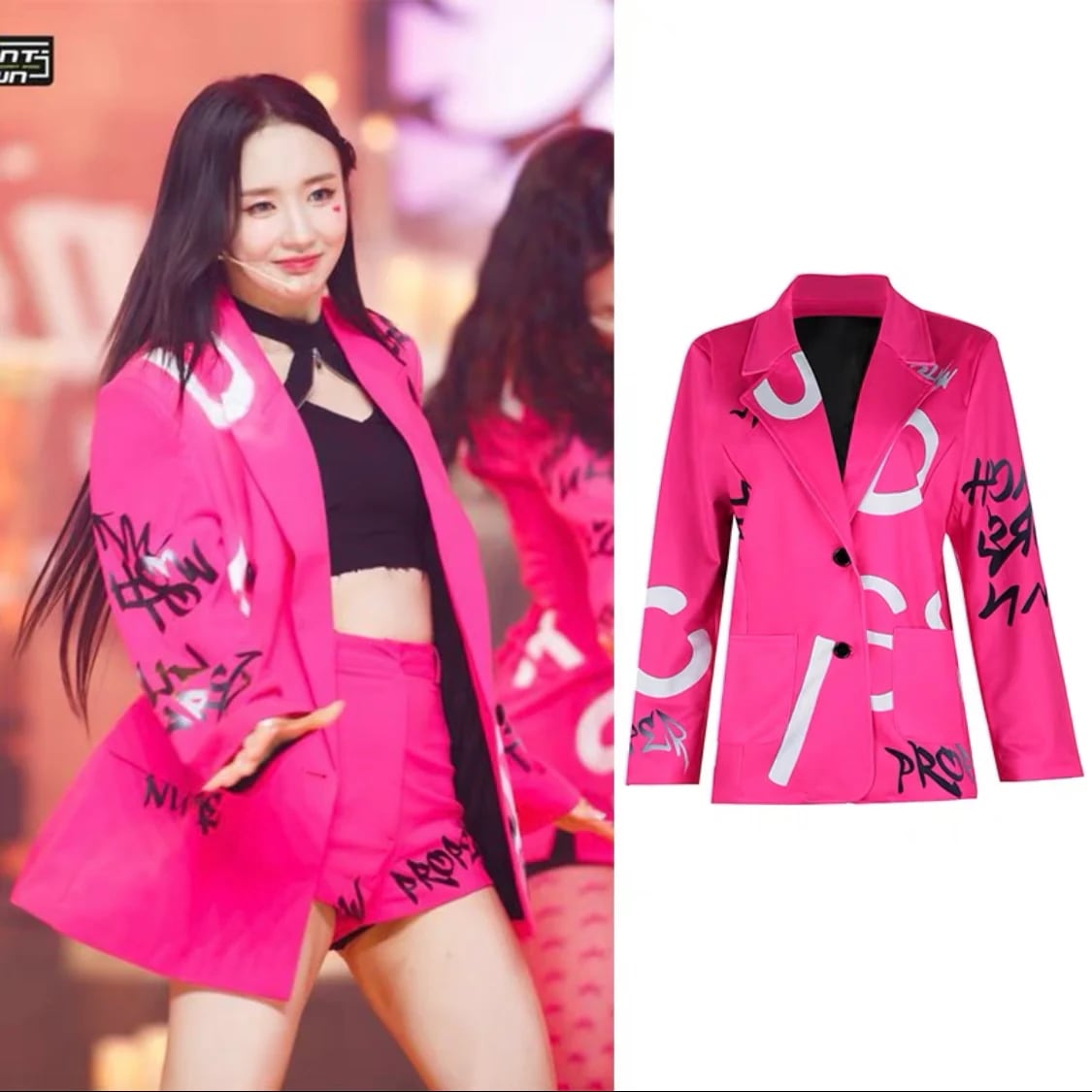 ダンス Kpop ダンス服 ピンクスーツ スーツ ヒップホップ ストリートダンス ジャズダンス パフォーマンス服